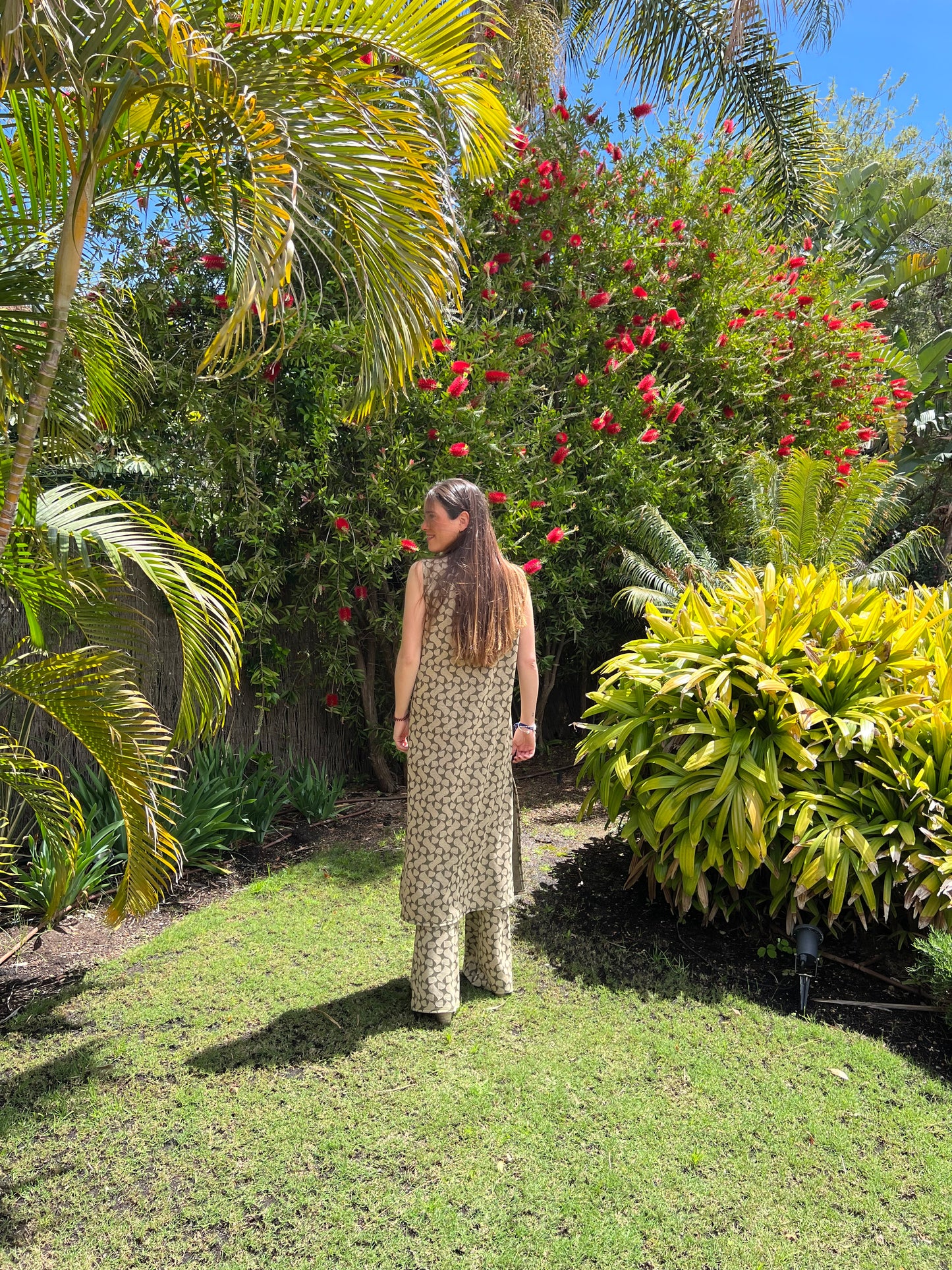 Total look Caspio verde oliva