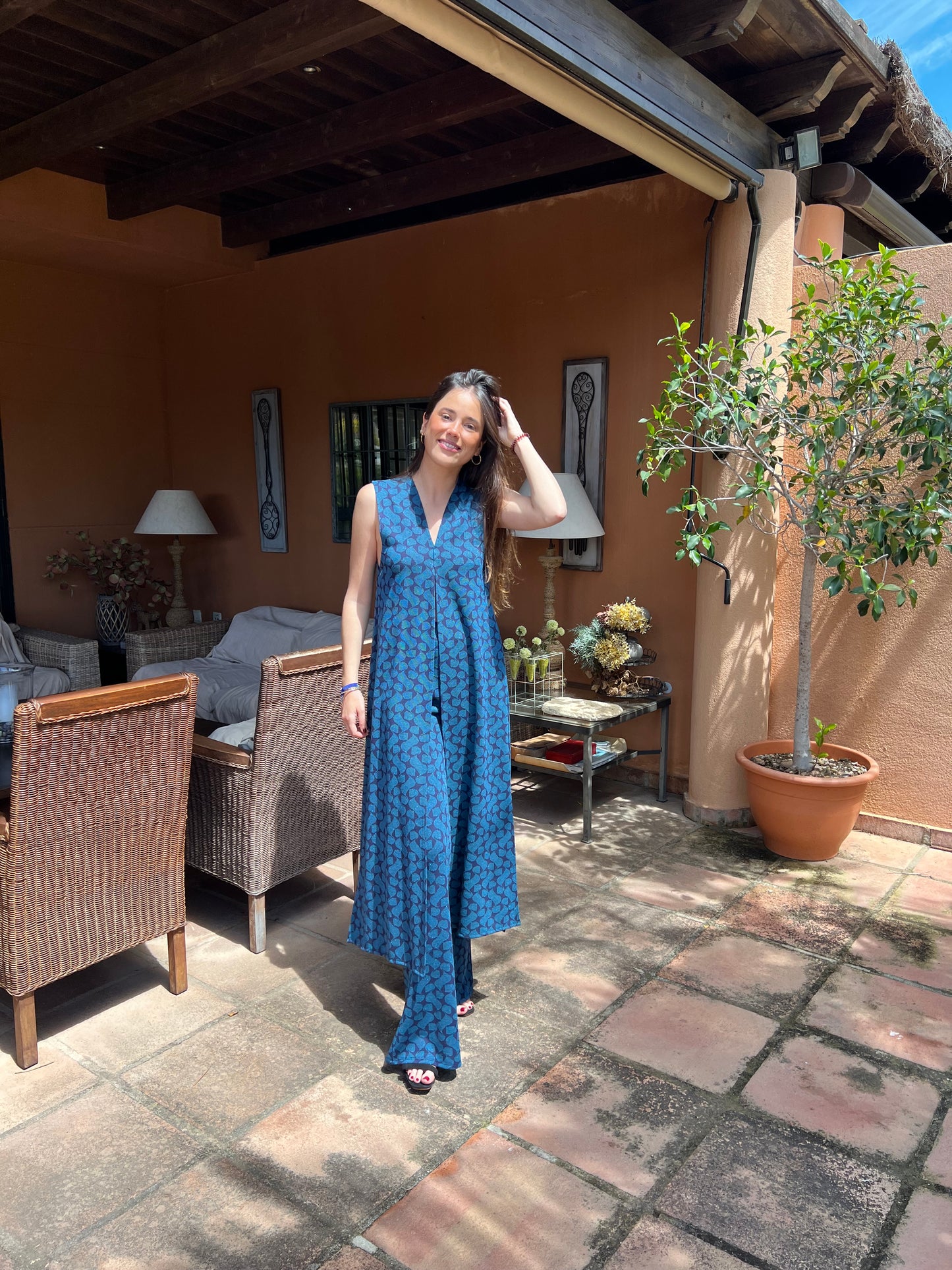Total look Caspio azul