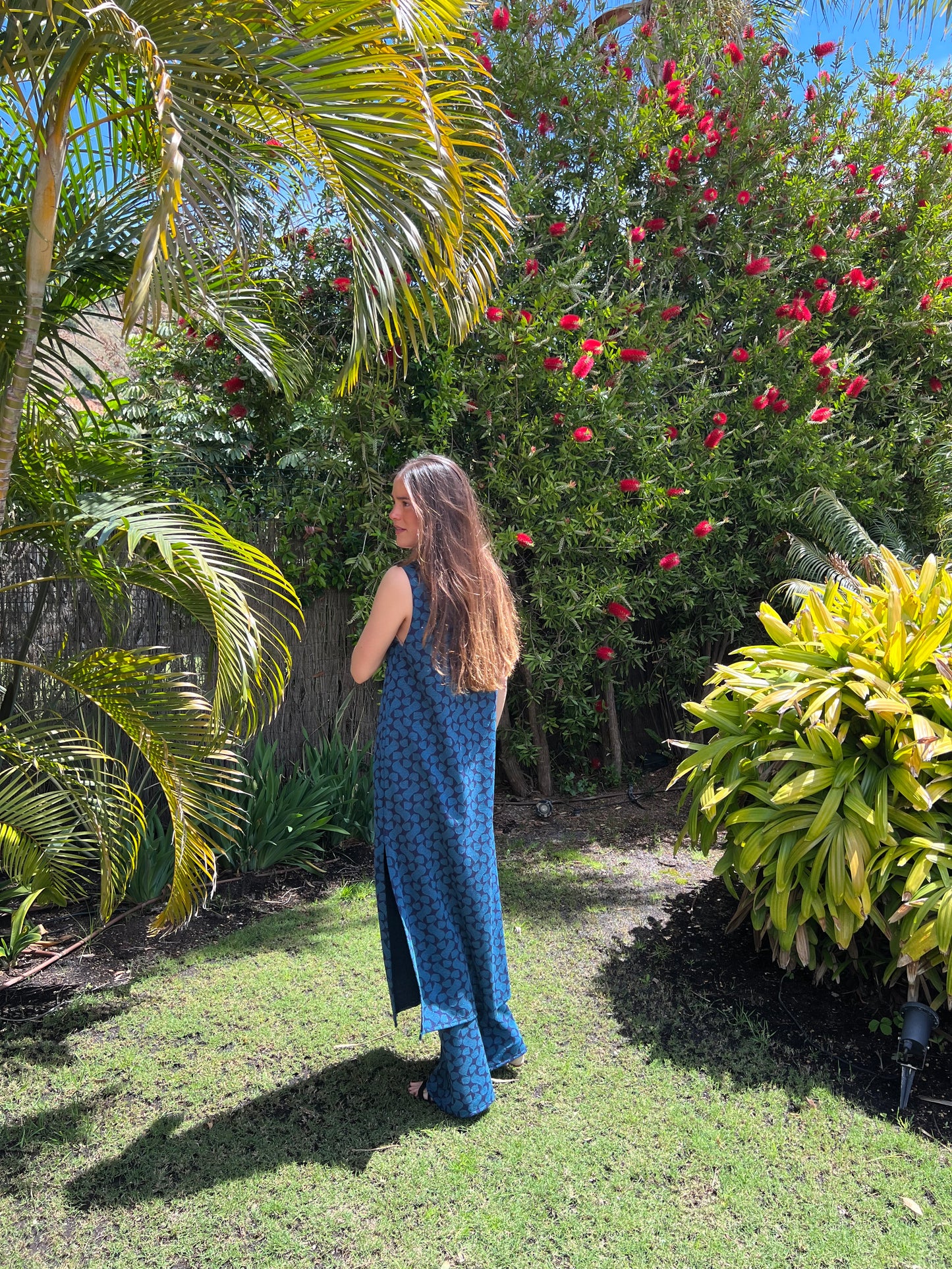Total look Caspio azul