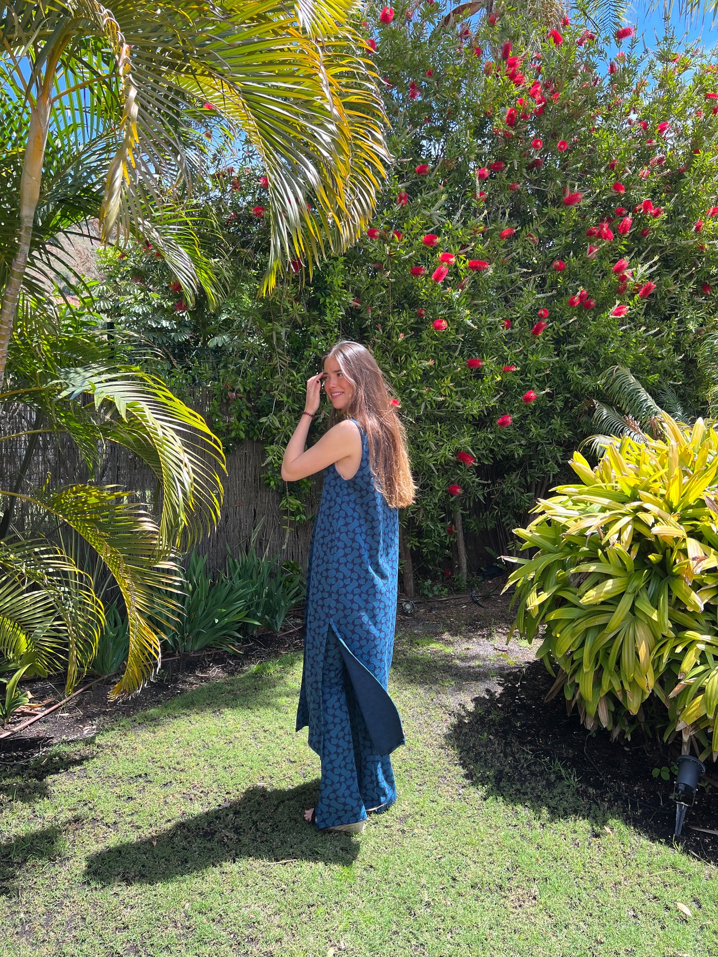 Total look Caspio azul