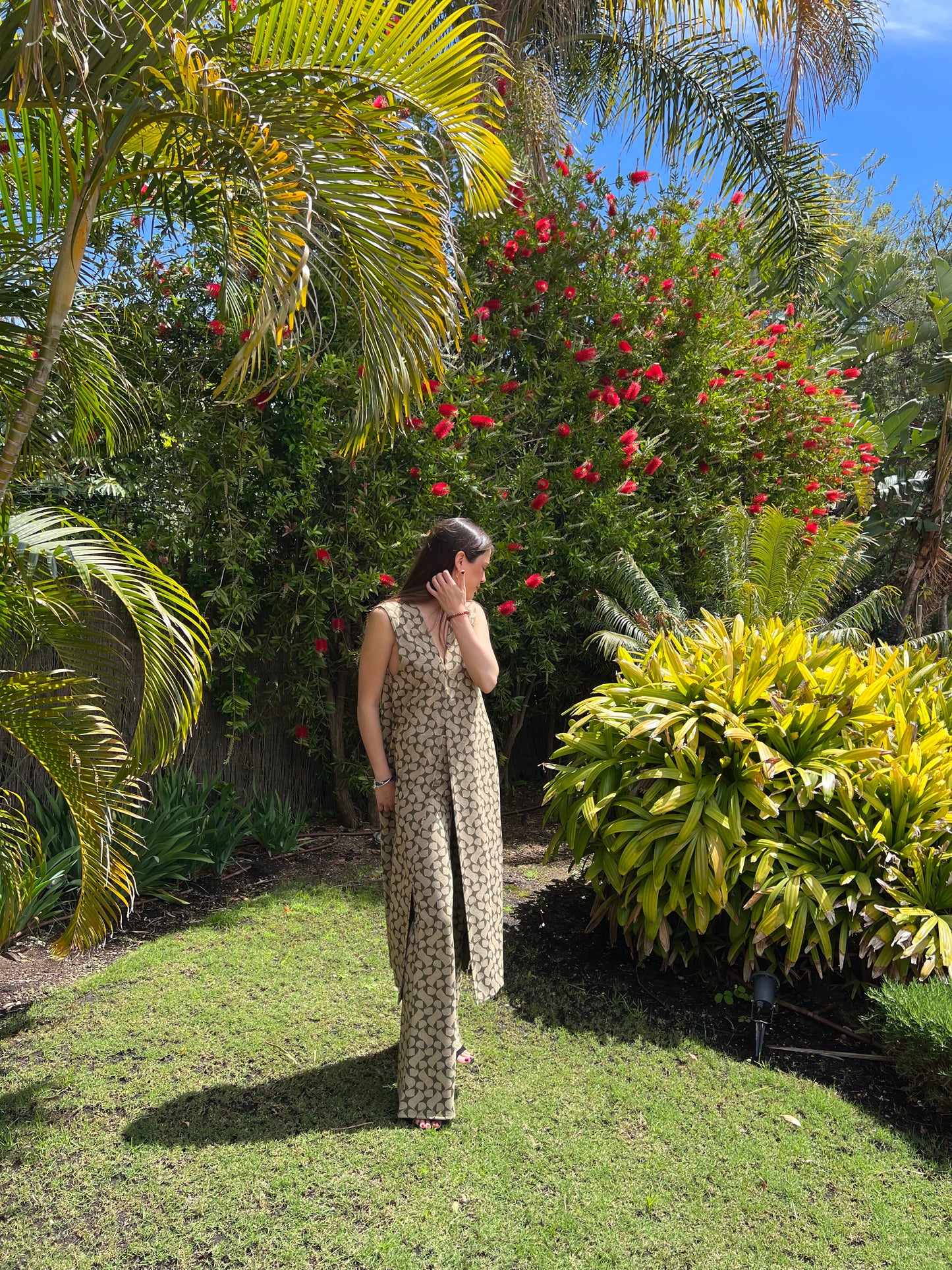 Total look Caspio verde oliva